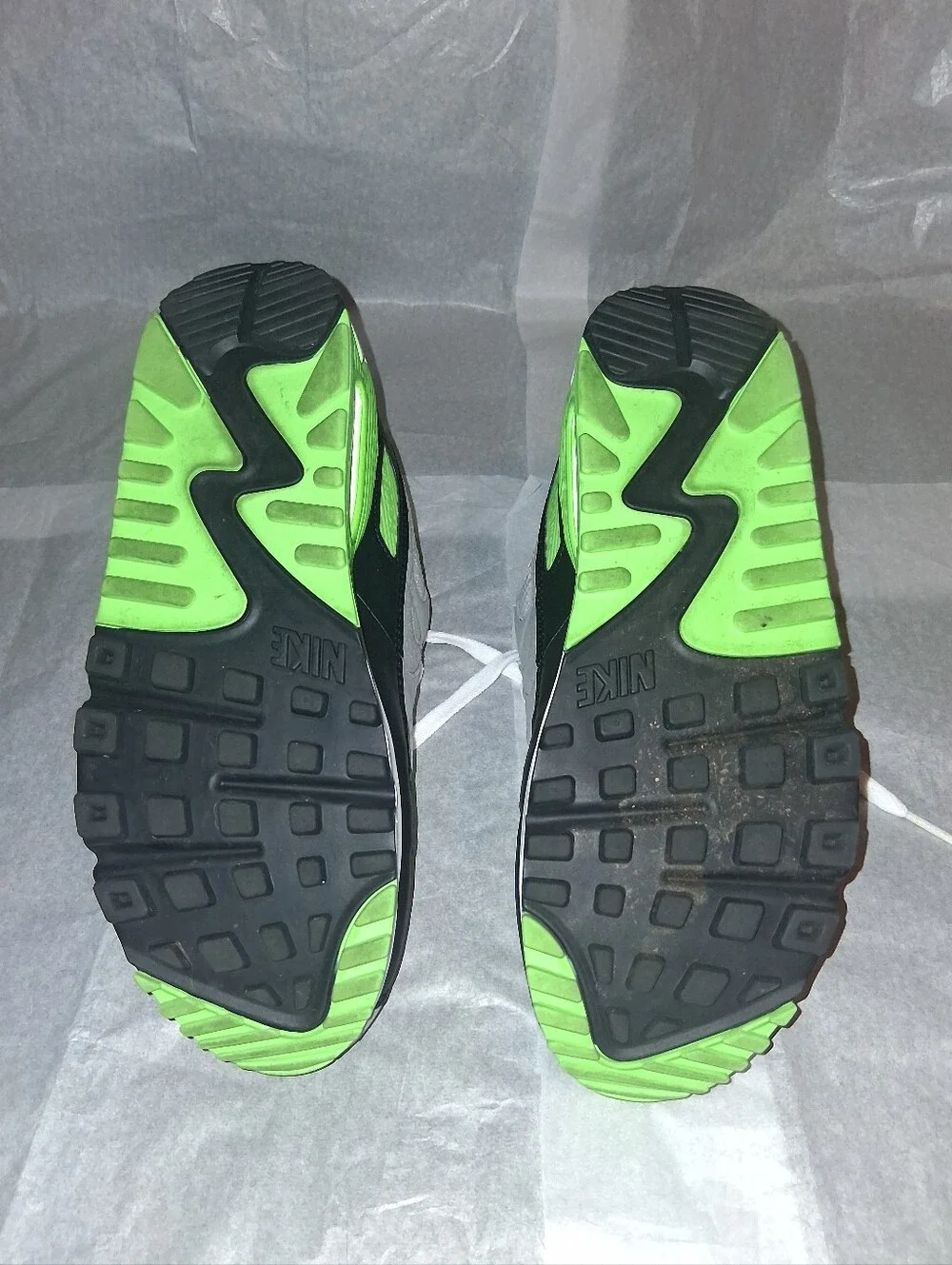 Nike Air Max 90 Retro Lime Recraft Sneakers , Men 8 = Women 9.5